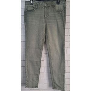 Body Sculpt by Celebrity Pink Jeans Junior Size 11/30 Mid Rise Ankle Skinny Gray